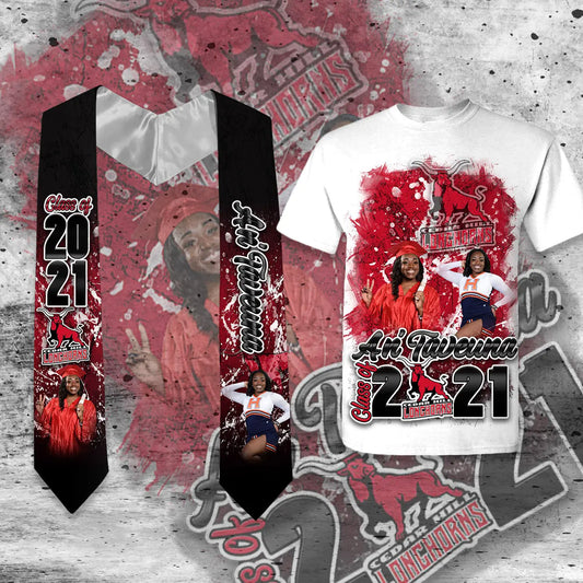 Graduation Stole & Shirt Sassy Girlz Kreation