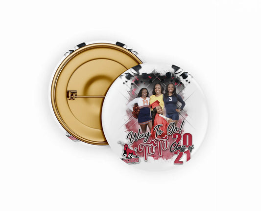 CUSTOM 3IN BUTTON Sassy Girlz Kreation